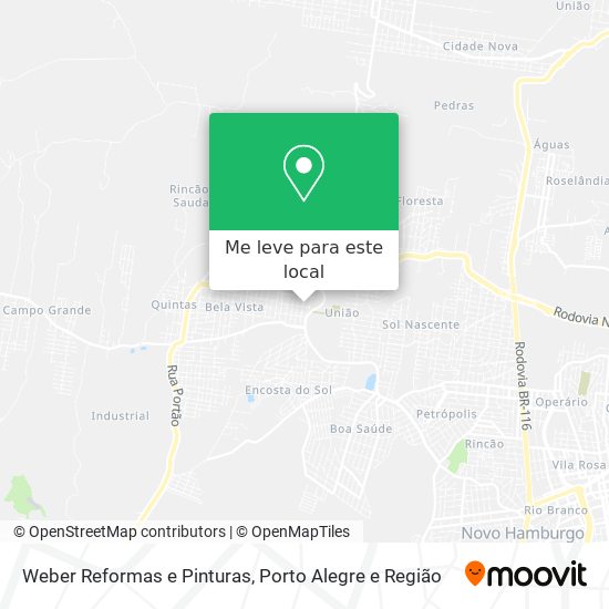 Weber Reformas e Pinturas mapa