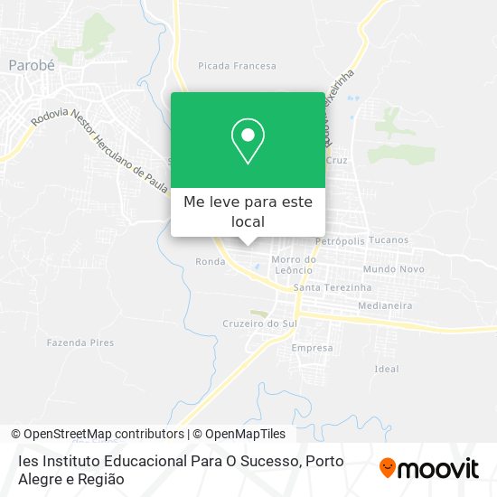 Ies Instituto Educacional Para O Sucesso mapa