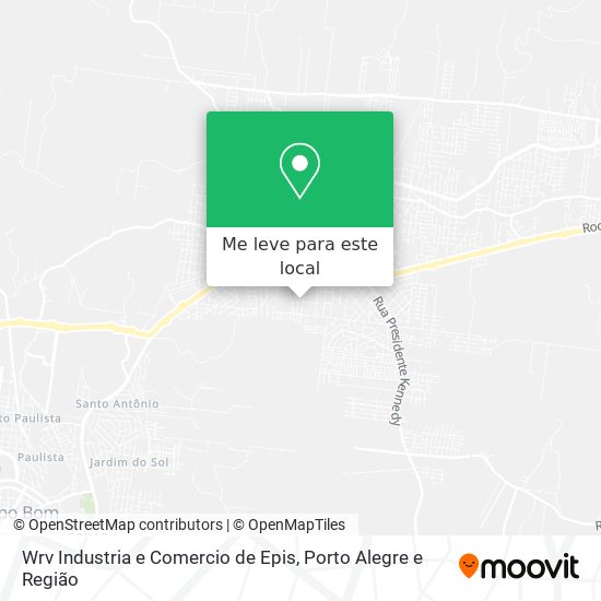 Wrv Industria e Comercio de Epis mapa