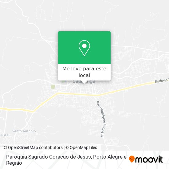 Paroquia Sagrado Coracao de Jesus mapa