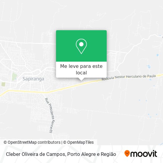 Cleber Oliveira de Campos mapa