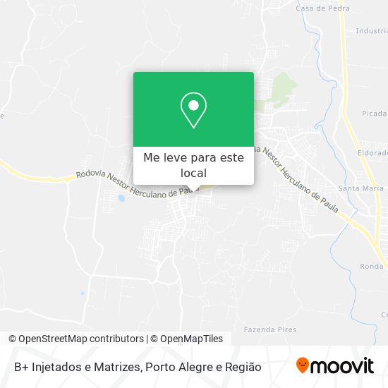 B+ Injetados e Matrizes mapa