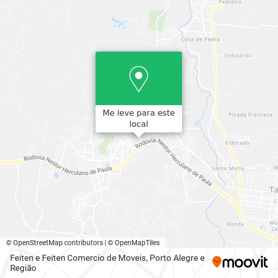 Feiten e Feiten Comercio de Moveis mapa