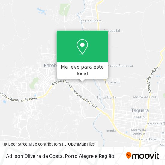 Adilson Oliveira da Costa mapa