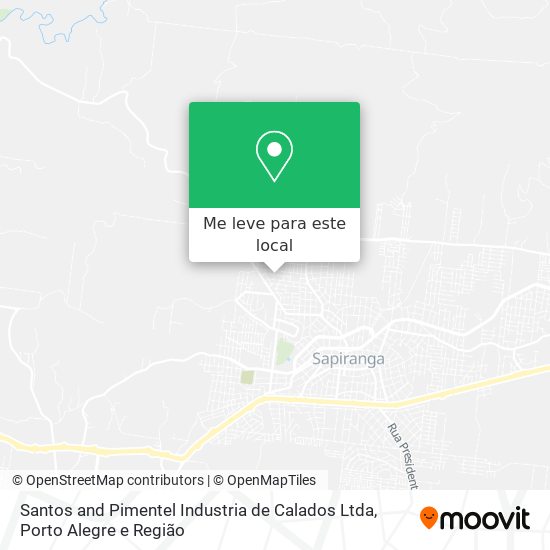 Santos and Pimentel Industria de Calados Ltda mapa