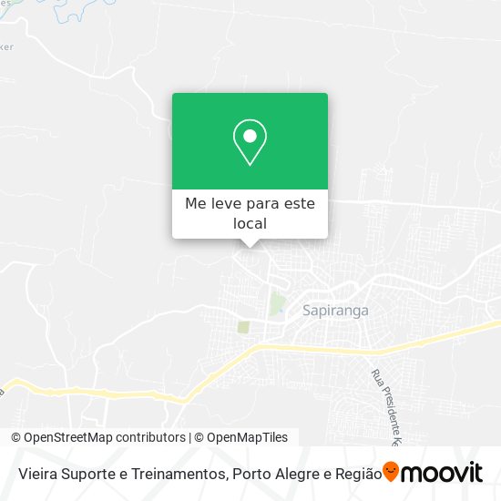 Vieira Suporte e Treinamentos mapa