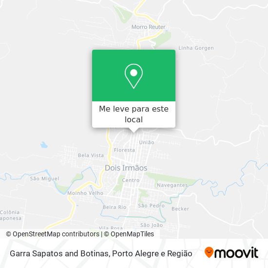 Garra Sapatos and Botinas mapa