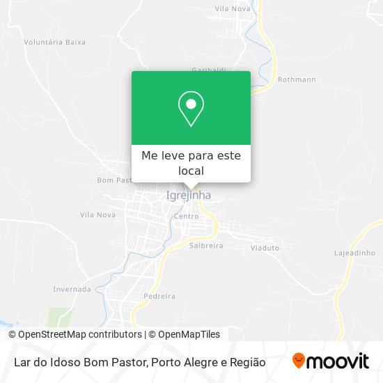 Lar do Idoso Bom Pastor mapa