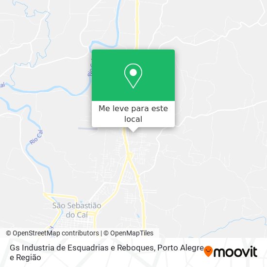 Gs Industria de Esquadrias e Reboques mapa