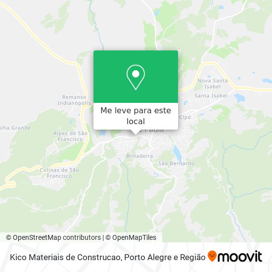Kico Materiais de Construcao mapa
