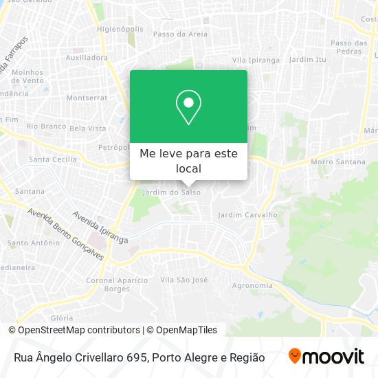 Rua Ângelo Crivellaro 695 mapa