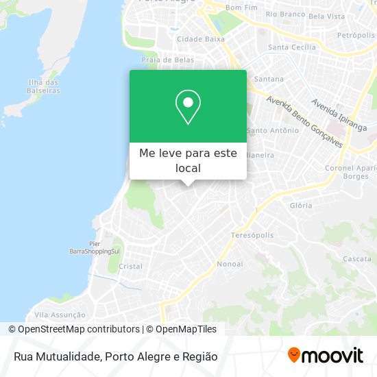 Rua Mutualidade mapa