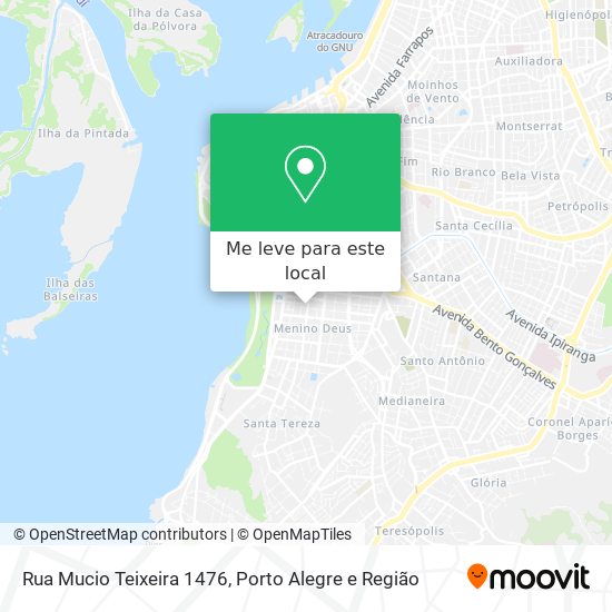 Rua Mucio Teixeira 1476 mapa