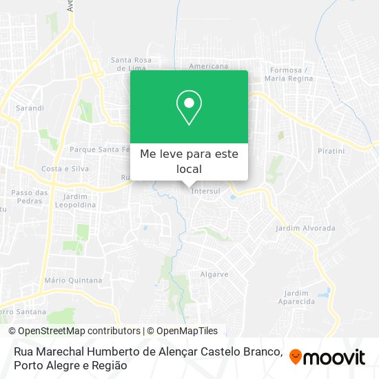 Rua Marechal Humberto de Alençar Castelo Branco mapa
