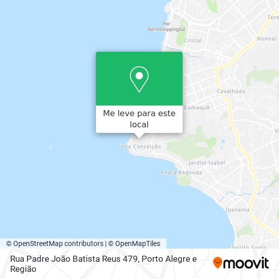 Rua Padre João Batista Reus 479 mapa