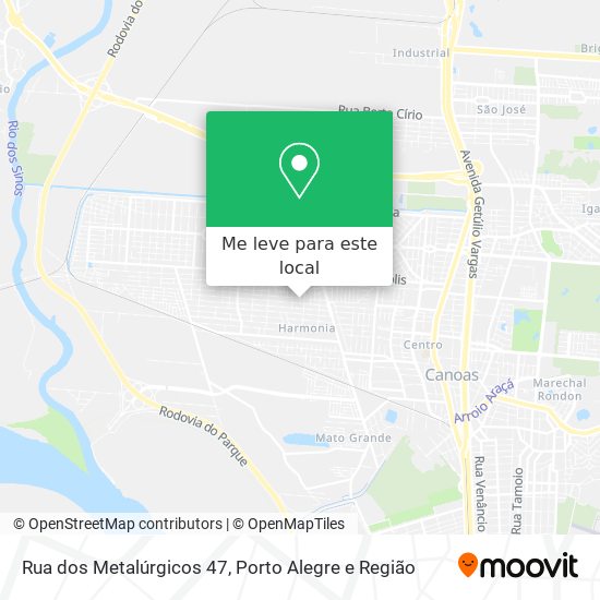 Rua dos Metalúrgicos 47 mapa