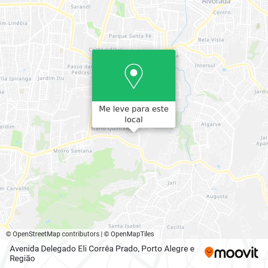 Avenida Delegado Eli Corrêa Prado mapa