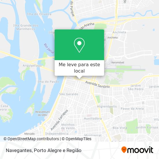 Navegantes mapa