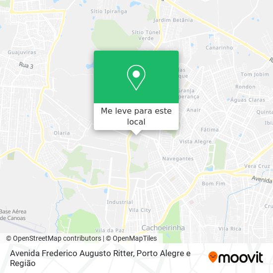 Avenida Frederico Augusto Ritter mapa