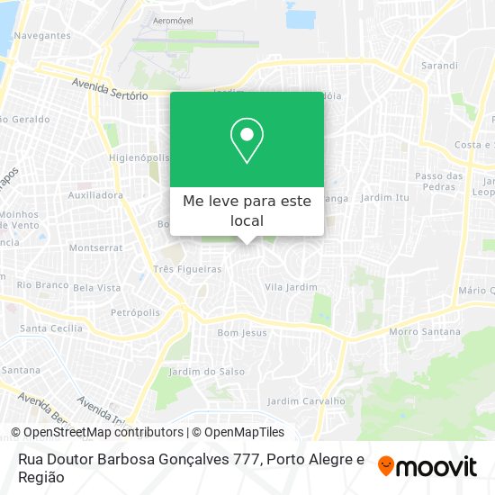 Rua Doutor Barbosa Gonçalves 777 mapa