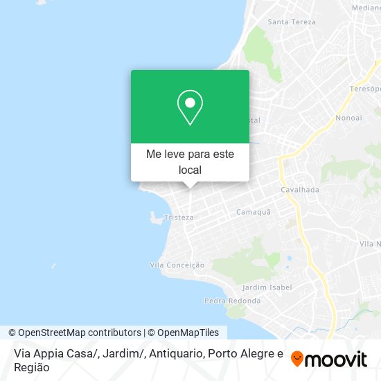 Via Appia Casa / , Jardim / , Antiquario mapa