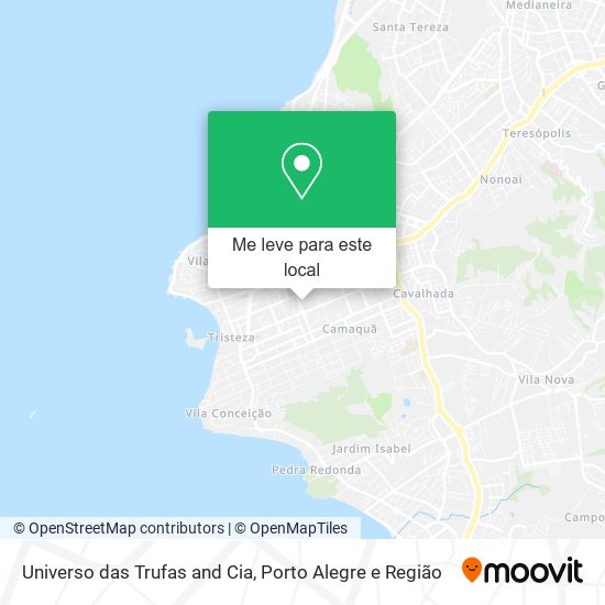 Universo das Trufas and Cia mapa