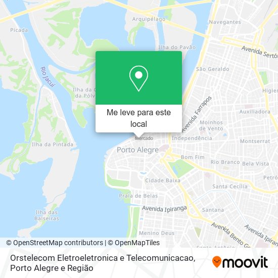 Orstelecom Eletroeletronica e Telecomunicacao mapa