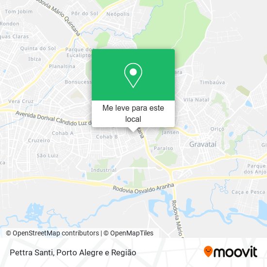 Pettra Santi mapa
