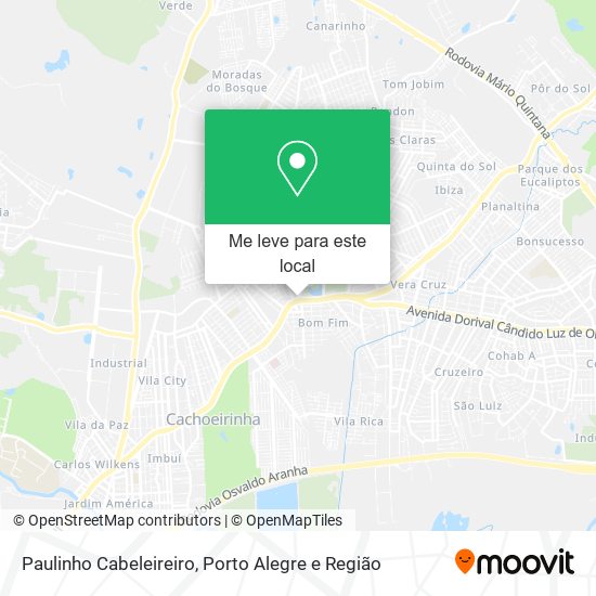 Paulinho Cabeleireiro mapa