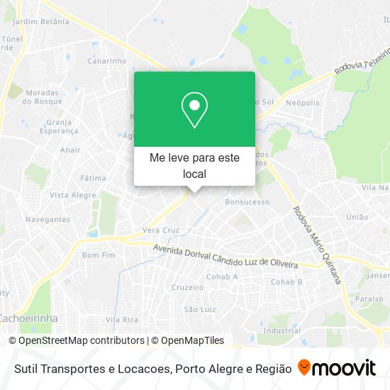 Sutil Transportes e Locacoes mapa