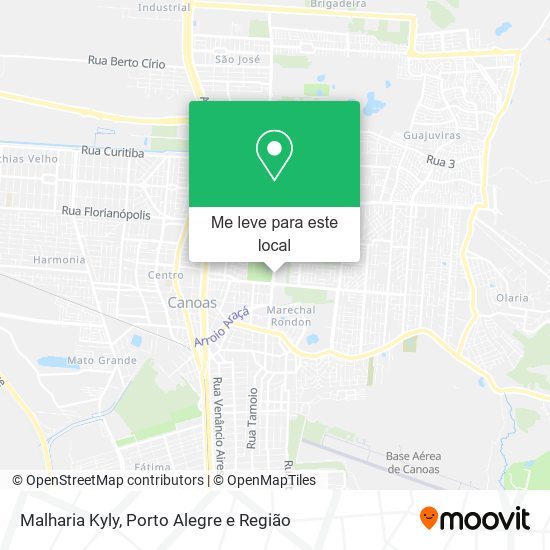 Malharia Kyly mapa