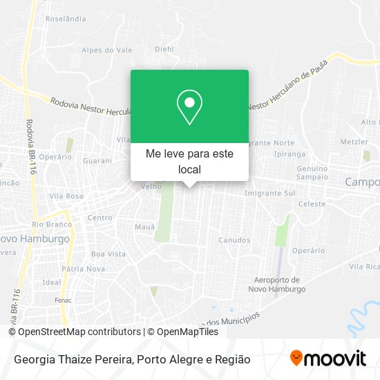 Georgia Thaize Pereira mapa