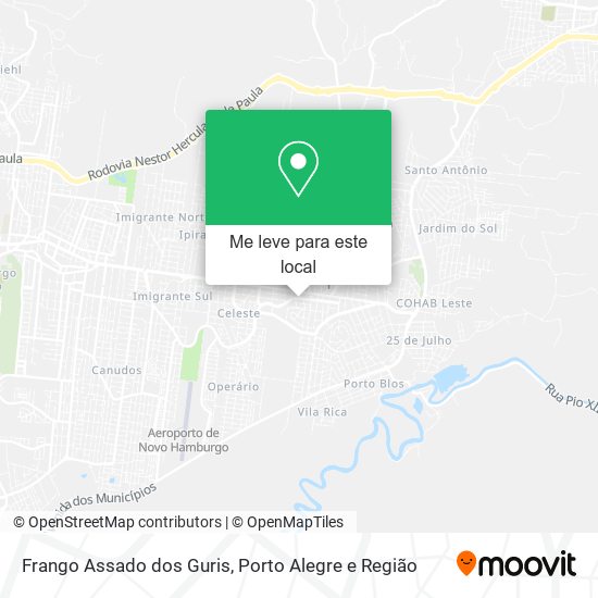 Frango Assado dos Guris mapa