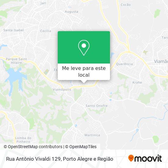 Rua Antônio Vivaldi 129 mapa
