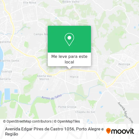 Avenida Edgar Píres de Castro 1056 mapa