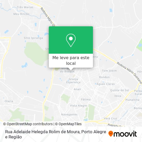 Rua Adelaide Helegda Rolim de Moura mapa