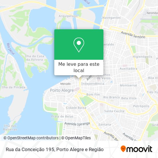 Rua da Conceição 195 mapa