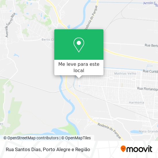 Rua Santos Dias mapa