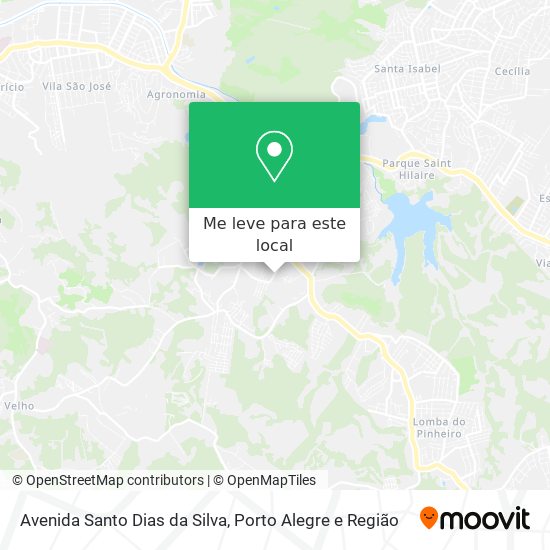 Avenida Santo Dias da Silva mapa