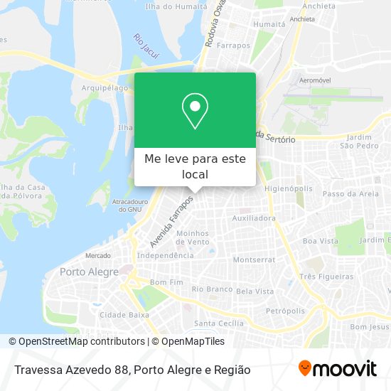 Travessa Azevedo 88 mapa