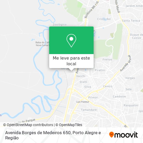 Avenida Borges de Medeiros 650 mapa