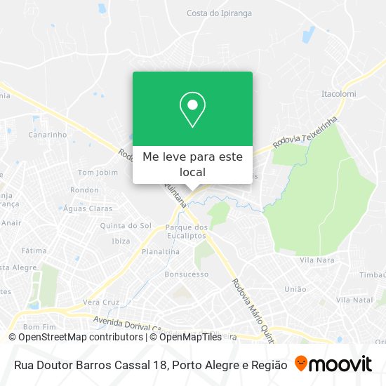 Rua Doutor Barros Cassal 18 mapa