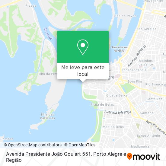 Avenida Presidente João Goulart 551 mapa