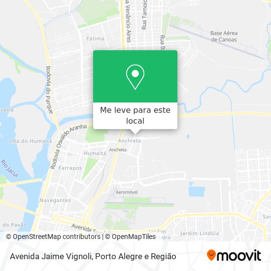 Avenida Jaime Vignoli mapa