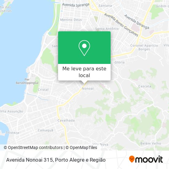 Avenida Nonoai 315 mapa