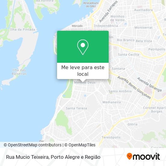 Rua Mucio Teixeira mapa