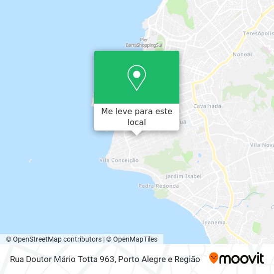 Rua Doutor Mário Totta 963 mapa