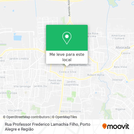 Rua Professor Frederico Lamachia Filho mapa