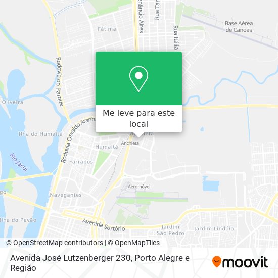 Avenida José Lutzenberger 230 mapa