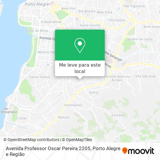 Avenida Professor Oscar Pereira 2205 mapa